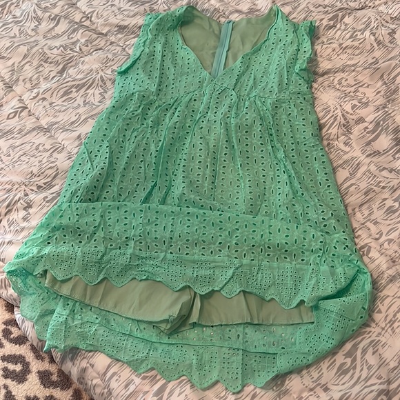 Eyelet summer dress with shorts built in California boho READ - Picture 2 of 10